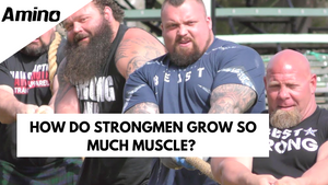 How do strong men grow so much muscle?